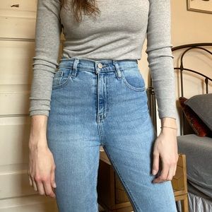 BDG Girlfriend High Rise Cropped Jeans